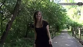 Big Boobs 18 Year Lucie Attempts Her First Porn Casting