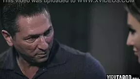 a mature stud hired a hooker to pretend she's his stepdaughter and fucked her hard