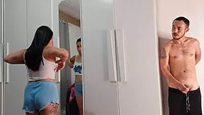 comi minha meia-irmã gostosa com um pauzão