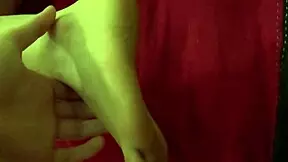 Fifi Foxx Gives Handjob Against Wall