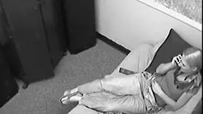 blonde babe fingering on phone until blowjob the big dicks