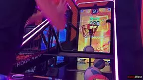 Win the game and get a footjob that ends in a creampie?