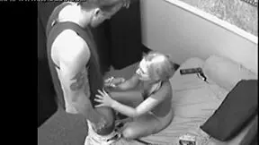 blonde babe fingering on phone until blowjob the big dicks