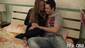 Fragile legal age teen demonstrates her skills for the camera