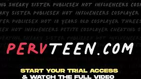 Innocent stranded teen banged in the car outdoors