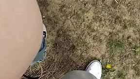 Stranded Teen 18+ Helped On The Hood Outdoor Pov