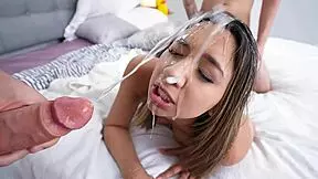 Asian Fuck Toy Gets Double The Cock And Cum, Wow! 😈