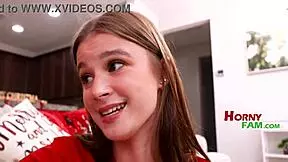 Fucking step mom and step sis for Christmas