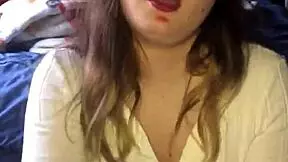 lipstick blowjob handjob cum