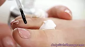 ginger masseuse seduces client with sensual massage