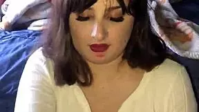 lipstick blowjob handjob cum