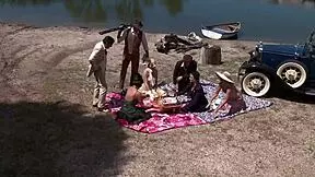 Bobbi Starr, Dylan Ryder, Julia Ann, And Natasha Marley In Passionate Outdoor Orgy