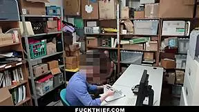 Teen sucks officer's dick to get out of trouble!