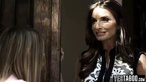 innocent lesbian teen 18+ gets fucked by the pastor's big boobs milf wife, what do you think?