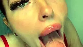 Slutty British horny girlfriend shows off her toy play 😈