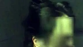 asian wife masturbates with dildo and vibrator in gym shower