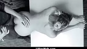 Blonde Teen Detained For Stealing And Interrogated With Blowjob And Doggystyle Punishment In Garage