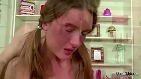 Hey, bro caught petite step-sister and seduced her to fuck her anal