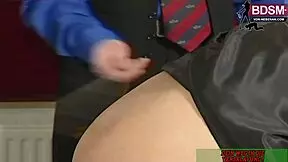 German devoted teen gets ass spanked in punishment funny story