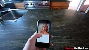 Caught jerking with my stuff, son? Hot cougar Pervymother asks
