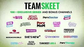 My Stepdaughter Explores My Body While Studying Biology, What A Tease