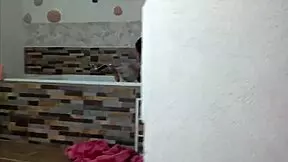 Dana barzagli y luna get spied on by roommate in jacuzzi