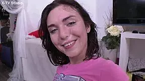 Hot teen jenny juice takes on that big cock for non-stop anal fucking her big ass