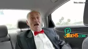 Horny grandpa still pounding with his big dick