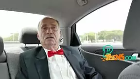 Horny grandpa still pounding with his big dick