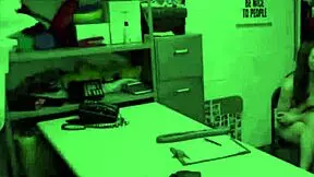 petite brunette feels guard's big cock after strip search