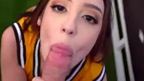 Stepsister learns basketball with stepbrother