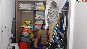 Enteado Fode Com Madrasta Na Escada