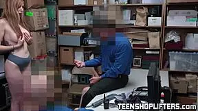 gorgeous redhead lauren phillips banged by thief in foursome