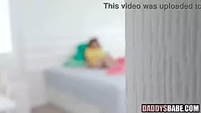 virgin stepdaughter face & pussy fucked