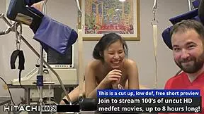 doctor in tampa helps patient with therapy using vibrator - raya nguyen