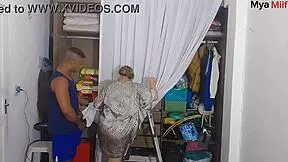 Enteado Fode Com Madrasta Na Escada