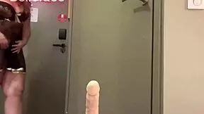 Big Ass College Girl Slams Ass On Huge Dildo Triple Creampie