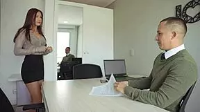 i seduce my boss for a new job with an office encounter