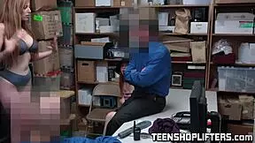 gorgeous redhead lauren phillips banged by thief in foursome