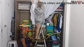 Enteado Fode Com Madrasta Na Escada