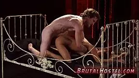 i tickle her feets and do strapon anal domnation