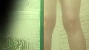 argentina shaves her tight pussy in the shower