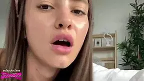 busty skinny girl with big boobs enjoys passionate sex