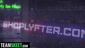 Pink pussy vibrator thief gets caught and punished hard by lpo in the shop