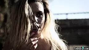 i cleaned the homeless teen and fucked her