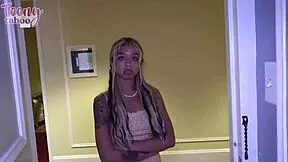 Tanned Blonde Gia Dibella Takes Seth Brogan's Mature Dick In Her Wet Pussy On The Bed