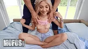 Sia Lust's pussy gets attention while standing, ending with a facial surprise.