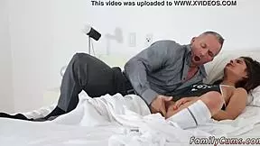 Hot Teen With Huge Tits Gets Rough With Stepgrandpa In HD