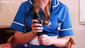 Nurse greene instructs patient to play with cock and cum in hospital