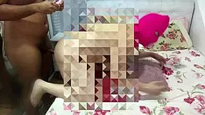 the black guy eating the tight latina deliciously in an interracial cumshot facial